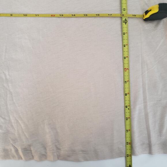 Mavonie Beige SIZE S Fringe Short Sleeve Boho Batwing Poncho Top Cowgirl Western - Picture 8 of 10